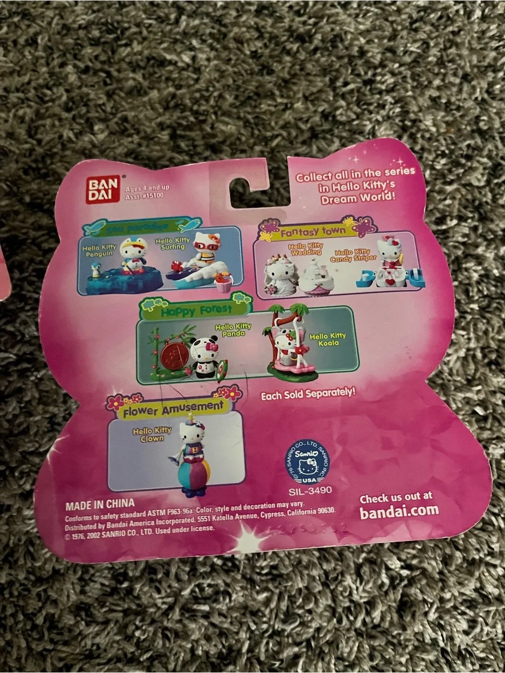 Set of 2 NEW Vintage Hello Kitty Figurine toys NIB